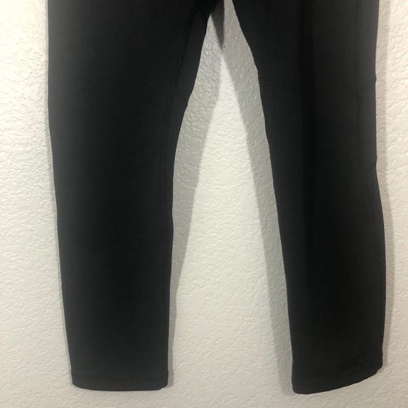 Stone Fox‎ Sweat Black Leggings Capris Gym - Picture 3 of 10
